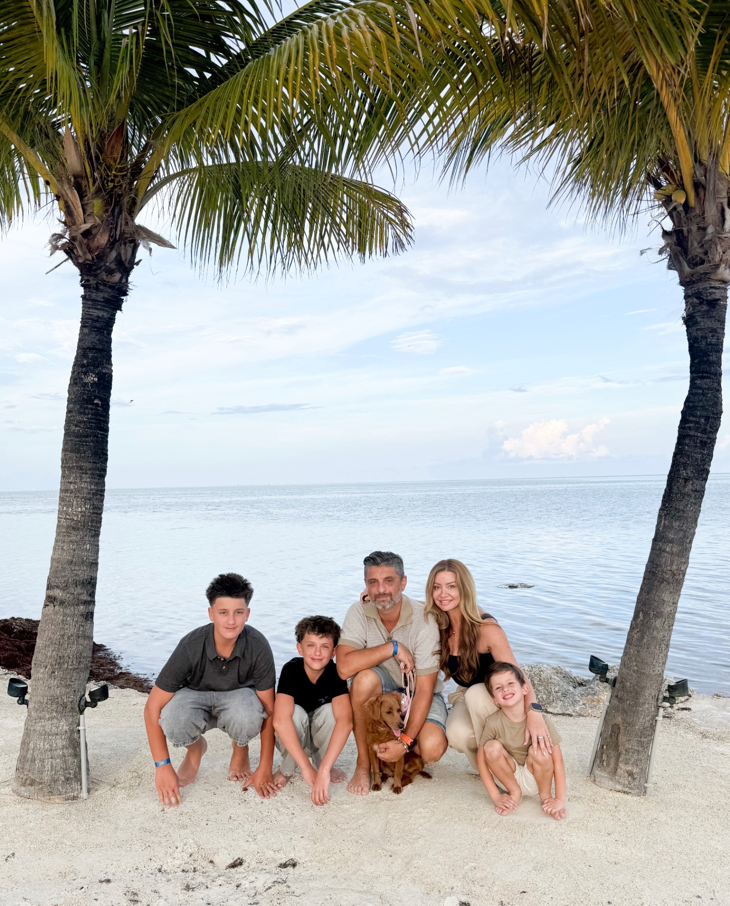 Maggie's family β mom, dad, and the three boys
