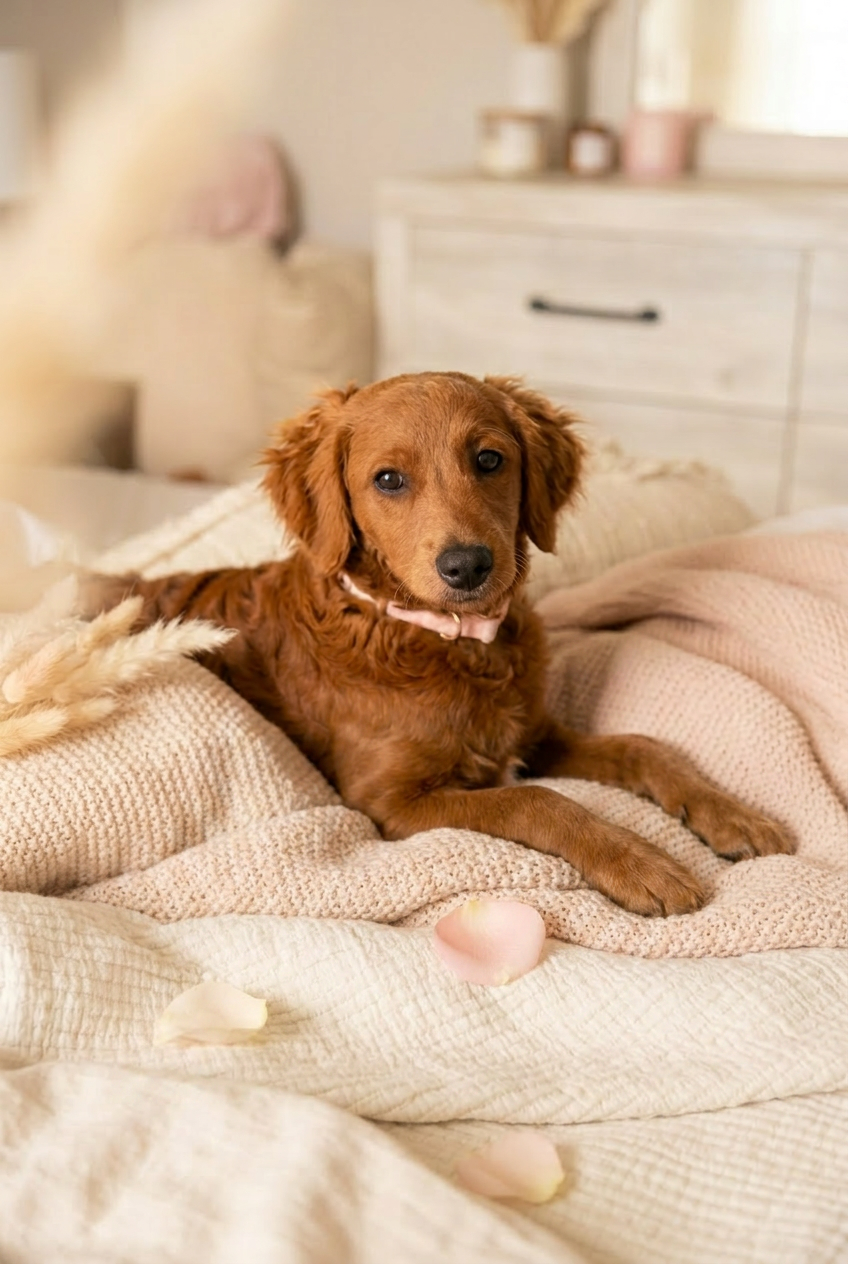 Maggie the mini Goldendoodle puppy